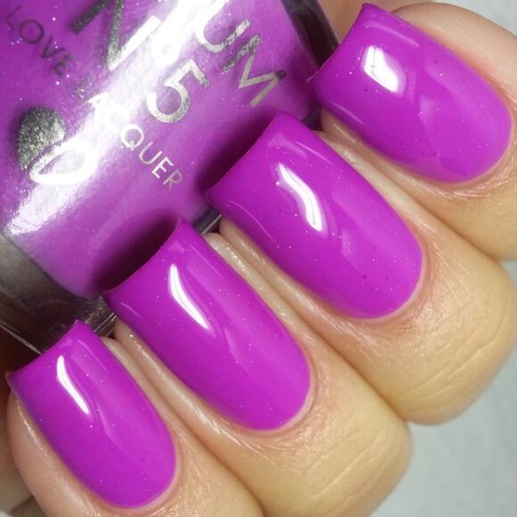 LOT of 2 NEW Serum No 5 Nail Polish "Ultra Violet" & "I Gleam in Pink" GLOW NEON - Picture 2 of 10